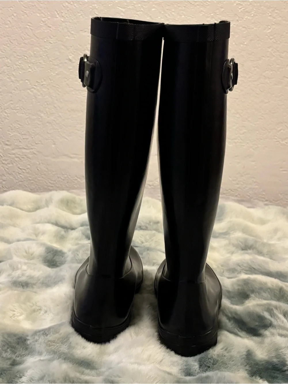 Helly Hansen Veierland 2 Womens Size 7 Rain Boots Black Rubber Waterproof NWOB